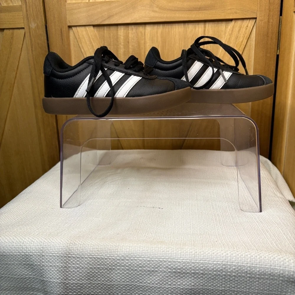 Adidas Black and White Children’s Classic Sneakers